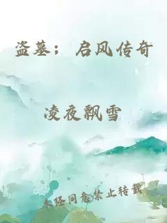 盗墓；启风传奇