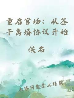 重启官场：从签子离婚协议开始