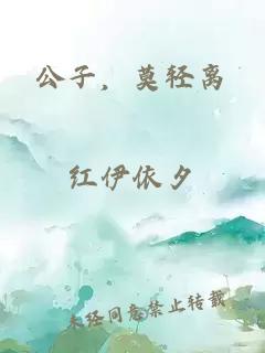 公子，莫轻离