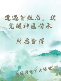 遭遇背叛后，我觉醒神医传承