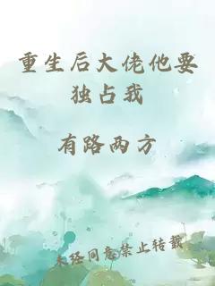 重生后大佬他要独占我