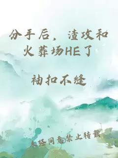 分手后，渣攻和火葬场HE了