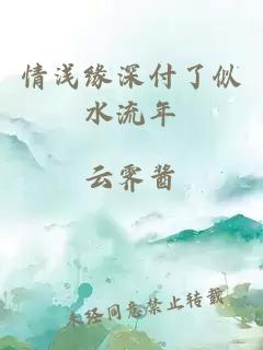 情浅缘深付了似水流年